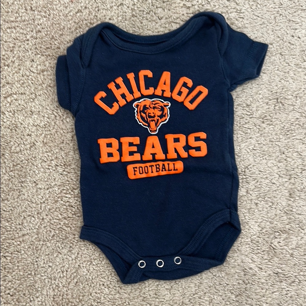 Chicago Bears Kids One Piece - Navy and Orange